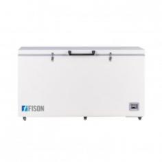 
Fison -86°C chest freezer, 485 L capacity, ensures long-term storage of biological products. It features a microprocessor controller, an adjustable -40°C to -86°C range, CFC-free insulation, and high-efficiency refrigerant. It boasts an ergonomic safety design and optimized cooling technology.