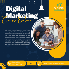 Discover the essentials of digital marketing with our comprehensive online course. Covering everything from SEO and content marketing to social media strategies and analytics, this course is perfect for beginners and professionals alike. 