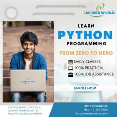 We are providing online/Offline all IT trainings. Industrial training for who has gap around 2-3 year we will replace in industrial training .provide live projects and experience letter. Courses: Full Stack with PHP (CI) Full Stack with Python (Django) Full Stack With Java (Spring) UI/UX Web Designing C,C++ React Js provide 100% placement assistant practical oriented and job oriented Training Free Demo Session available. ISO Certification. Individual Training also Provided(1 faculty for 1 student) 
for more information join :-  https://cncwebworld.com/mumbai/IT-courses-in-navi-mumbai.php