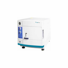   Labtron Table Top Autoclave is a robust, compact, 35  L unit with a temperature range of 105–134 °C and 0.22 MPa of sterilizing pressure. features a safe door lock system, automatic power cut-off, stainless steel sterilizing baskets, and automatic cold air discharge.
