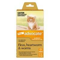 Advocate is a high-end product to control different parasitic infections in cats. This once a month topical solution treats heavy flea infestation and prevents re-infestation. It acts as the best prevention treatment for heartworm disease in cats. The easy to apply solution treats and controls fleas, ear mites, hookworms and roundworms, and protects cats from their harmful effects. Get the best pet supplies online with free shipping online at VetSupply