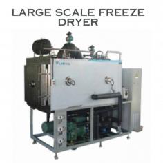 Labtron Large Scale Freeze Dryer meets extensive lyophilization needs with a 60 kg/24h condenser and -70°C temperature, preserving product integrity. Featuring a 4.4 m² drying area, 60 L bulk capacity, and -50°C to 70°C shelf temperature, it ensures precise, rapid, and reproducible freeze drying.