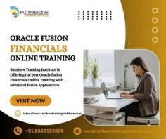 Join Rainbow Training Institute's online program to master Oracle Fusion Financials Online Training. Led by industry experts, this comprehensive training covers all aspects of financial management, empowering you with the skills and knowledge needed for career advancement. Unlock the full potential of Oracle Fusion Financials with us!

Visit Our Site: https://www.rainbowtraininginstitute.com/oracle-fusion-functional-training/oracle-fusion-financials-training/oracle-fusion-financials-training-in-hyderabad