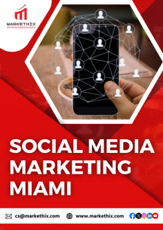 Social Media Marketing in Miami - Markethix

If you want your brand to go viral and be recognizable amongst your target audience, the best way to do so is with the help of social media. Markethix will provide you with services for social media marketing in Miami. We will create and manage campaigns on platforms like Facebook, Instagram, X, LinkedIn, etc. Our experts will assist you with content creation, target advertising, community engagement, performance optimization, etc. We will develop personalized social media strategies to help businesses increase brand awareness, engage with their audience, and drive traffic to your website.

