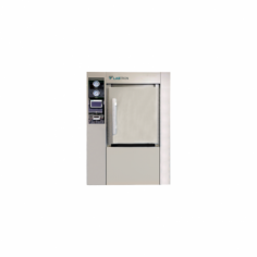 Labtron Horizontal Laboratory Autoclave (250L) is a pulse vacuum single-door autoclave with a max working temperature of 134°C and sterilisation temperature of 139°C. It efficiently sterilises media, liquids, and waste with high-quality insulation and an air-sealed structure, making it ideal for large-scale sterilisation.