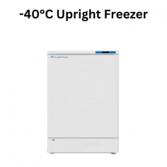 Labtron -40°C Upright Freezer direct cooling comprised an upright type unit 270 L microprocessor-controlled unit with a temperature range of -20 to -40°C and direct cooling with manual defrost. It features eco-friendly refrigerant, low maintenance, a digital display, an advanced alarm system, and efficient refrigeration. 