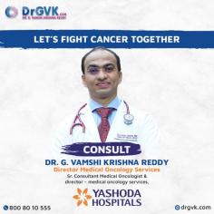 Looking for expert cancer treatment in Hyderabad? Explore Dr. G Vamshi Krishna Reddy’s 12 years of experience. provides specialized treatment for various types of cancer.