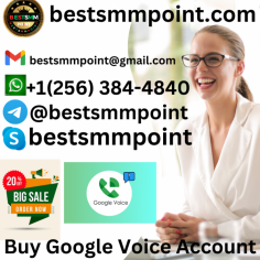 
#Buy-Google-Voice-Accounts/
Buy Google Voice Accounts
24 Hours Reply/Contact
Email:-bestsmmpoint@gmail.com
Skype:–bestsmmpoint
Telegram:–@bestsmmpoint
WhatsApp:-+1(256) 384-4840
https://bestsmmpoint.com/product/buy-google-voice-accounts/
