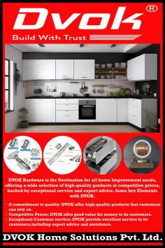 DVOK Hardware is the Destination for all home Improvement needs, offering a wide selection of high-quality products at competitive prices, backed by exceptional service and expert advice. Some key Elements with DVOK.