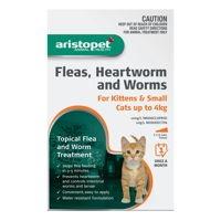 Aristopet Spot-on Treatment for Cats is an effective solution for those who want to provide the best care for their pet at the best price. Its all-in-one flea, intestinal worm, heartworm, and ear mite protection that works quickly and effectively. Get Wormer for Dogs and Cats at lowest price online in Australia at VetSupply