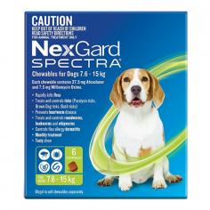 "Nexgard Spectra is a broad-spectrum dog wormer that works as a major preventive measure against the zoonotic hookworm, Ancylostoma ceylanicum along with gut worms such as whipworms and roundworms. 

For More information visit: www.vetsupply.com.au
Place order directly on call: 1300838787"