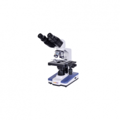 Labnic Biological Microscope, with an achromatic optical system and LED illumination, offers a 40× to 1000×
magnification range. It includes a Siedentopf binocular head inclined at 30° and a double nosepiece with four holes, ensuring safe, reliable and easy use.