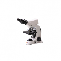 Labnic Digital Microscope, equipped with a 5.0 MP camera and USB 2.0 output, features an Infinity Semi-Plan optical system with 40X–1000X magnification. It includes a 360° rotating Siedentopf binocular head, a WF10X/20 mm adjustable eyepiece, and an inward quadruple nosepiece for precise viewing. 