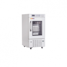 Labnic Platelet Incubator maintains a stable 22°C temperature with 0.1°C accuracy thanks to its efficient refrigeration system. It features a microprocessor controller, an oscillation rate of 60 ± 5 cycles/min, an amplitude of 50 ± 10 mm, a power switch, a UV lamp with an interlock and an LCD display.