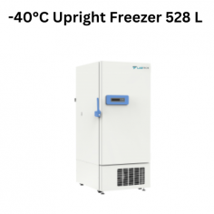 Labtron -40°C Upright Freezer is an upright type unit 528 L microprocessor-temperature control system and platinum resistor temperature sensors with a temperature range of -20 to -40°C and direct cooling with manual defrost. It features two-layer thermal insulating door, advanced alarm system, turn-on delay .
