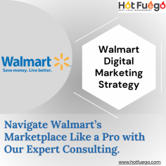 Get expert Walmart Marketplace consulting services from Hot Fuego. Maximize your sales potential and grow your business on one of the largest online marketplaces. 
