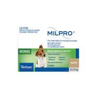 Milpro is a broad spectrum allwormer tablet. The film-coated tablet treats and controls all major intestinal worms found in dogs. It eliminates hookworms, roundworms, whipworms and tapeworms, including hydatids. When it is used regularly, it is also effective in controlling heartworms when used monthly. Get Wormer for Dogs and Cats at lowest price online in Australia at VetSupply