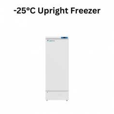 Labtron-25°C Upright Freezer is a 270 L microprocessor controlled upright type unit unit with a temperature range of -10 to -25 °C and direct cooling with manual defrost. It features eco-friendly refrigerant, low maintenance, a digital display, an advanced alarm system, and efficient refrigeration.
