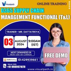 Join Now: https://bit.ly/3LQhFrm
Attend Online #FreeDemo On #D365 Supply Chain Management Functional (T&L) by Mr. Dattatreya.
Demo On 03rd August 2024 @ 9:00 AM (IST).
Contact us: +91 9989971070.
WhatsApp: https://www.whatsapp.com/catalog/919989971070
Blog link: https://visualpathblogs.com/
Visit: https://visualpath.in/ms-dynamics-operations-trade-and-logistics-course.html
