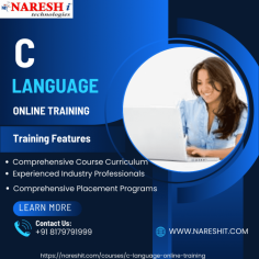 Best C Language Online Training Institute - NareshIT