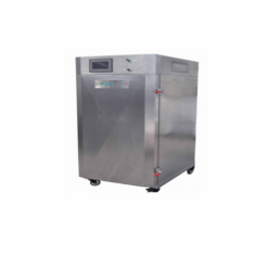  Labtron single-door liquid nitrogen freezer, made from AISI food-grade 304 stainless steel with BASF insulation, freezes up to 100 kg/hour at -150°C within 5 minutes. Compact and energy-efficient, it follows HACCP guidelines, 
with a touch screen for monitoring and an automatic heating door seal.