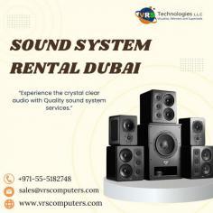 Dubai’s Leading Sound System Rental Services for Weddings

Make your wedding unforgettable with crystal-clear audio from VRS Technologies LLC. As Dubai’s leading provider of Sound System Rental Dubai services, we offer top-quality sound systems tailored to your special day. Contact us at +971-55-5182748.

Visit: https://www.vrscomputers.com/computer-rentals/sound-system-rental-in-dubai/