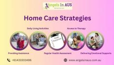 Home care strategies for NDIS involve developing tailored support plans that cater to individual needs, providing assistance with daily living activities, offering regular health assessments, facilitating access to therapy and medical services, and delivering emotional support. These strategies aim to enhance the independence, comfort, and overall quality of life for NDIS participants.