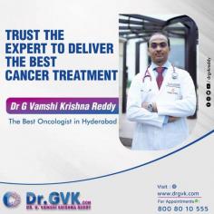 Are you looking for the best oncologist in Hyderabad,  12+ years experience of Dr. G Vamshi Krishna Reddy offers expert treatment for a wide range of cancers.
https://www.drgvk.com/best-medical-oncologist-hyderabad