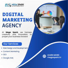 Mega Spark will help you expand your business online. As the Best Digital Marketing Company in Noida, our SEO-optimized site designs assure higher ranks, greater user engagement, and increased conversions, allowing your company to thrive in today’s competitive digital landscape. Collaborate with us today to feel the difference
megaspark.in