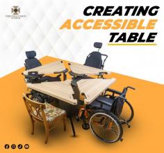 Explore our range of wheelchair tables, designed for comfort and accessibility. Find the perfect adjustable table that caters to all your needs, making any space wheelchair accessible. Shop now for innovative solutions!
