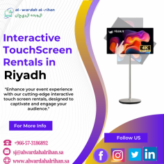 Top Reasons to Rent Interactive Touch Screens for Riyadh Events

Hire Interactive Rentals Touch Screens from AL Wardah AL Rihan LLC to liven up your event in Riyadh. These creative displays create a memorable experience, increase audience engagement, and foster interaction. Our touch screens are perfect for conferences, trade exhibitions, and business gatherings because they feature cutting-edge technology that is memorable. Find out why leading companies pick us for their event requirements. For more information on how our premium rentals might enhance your next event, call us at +966-57-3186892.

Visit: https://www.alwardahalrihan.sa/it-rentals/touch-screen-rental-in-riyadh-saudi-arabia/

#InteractiveTouchScreenRental
#touchscreenrental
#touchscreenrentalriyadh
#touchscreenrentalsaudiarabia


