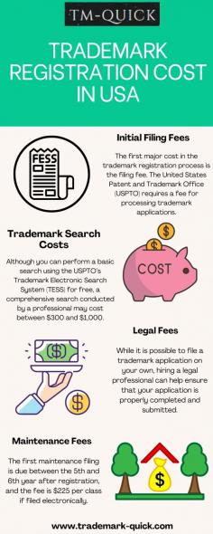 When considering trademark registration in the USA, one of the primary concerns for many businesses and entrepreneurs is the cost. Trademark registration is a crucial step in protecting your brand's identity, but it involves various fees and expenses that can vary depending on several factors.
Source: https://trademarkquick.weebly.com/blog/trademark-registration-cost-in-usa
