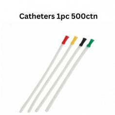 Abimed the Catheters are used to channel feces into a collection bag. They are made from non-toxic, non-irritant soft PVC, and feature a color code for size identification. Packaged 1 pc per PE bag and 500 pcs per carton, these catheters ensure safe, comfortable, and efficient patient care