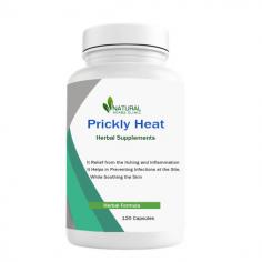 Herbal Supplements for Herbal Treatment for Prickly Heat read the Symptoms and Causes. Natural Remedies for Prickly Heat reduce redness and itching. Supplement can help cool the skin down.Prickly Heat