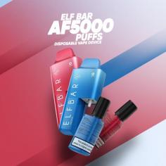 Discover the ultimate vaping experience with the Elf Bar AF5000 Puffs Disposable Vape. Engineered for convenience and satisfaction, this disposable vape delivers up to 5,000 puffs of rich, flavourful vapor without the hassle of refilling or recharging. Featuring a sleek, portable design, the Elf Bar AF5000 is perfect for on-the-go enjoyment. Its pre-filled e-liquid ensures a consistent and smooth vape every time. With a variety of delicious flavours to choose from, this disposable vape offers an unparalleled vaping experience. 
