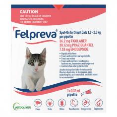 Felpreva Spot-On Solution for Cats is a revolutionary parasite treatment designed for feline convenience and ease of use. This groundbreaking formula features a potent combination of three active ingredients—tigolaner, praziquantel, and emodepside—providing comprehensive parasite coverage in a single spot-on dose.
