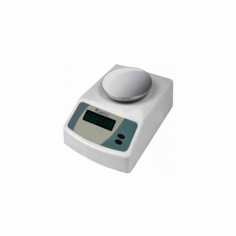 Labtron Electronic Balance ensure high-resolution weighing with a 610 g capacity ᴓ 130 mm pan 0.4 g minimum readability. it features a backlit LCD digital filtering automated calibration density testing and printer connectivity.