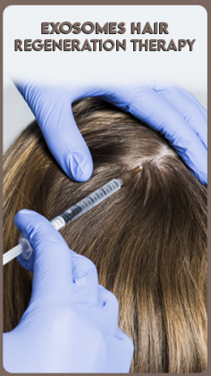 Exosomes Hair Regeneration Therapy at Halcyon Medispa stimulates hair growth and improves scalp health. Utilizing advanced exosome technology, this non-invasive treatment promotes cell regeneration, leading to thicker, fuller hair. Personalized care ensures optimal results, making it a cutting-edge solution for hair restoration in a luxurious, professional environment.