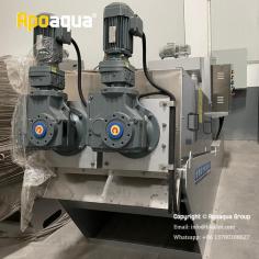 Sludge Screw Press Dewatering Machine for Plastic Production