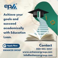 Dreaming of higher education? Let Enhancer Group help you turn that dream into reality with our competitive education loan options! Whether you're starting college or pursuing advanced studies, we're here to make the process smooth and stress-free.
Why choose Enhancer Group for your education loan?
✅ Low interest rates
✅ Flexible repayment options
✅ Personalized service tailored to your needs
✅ Quick approvals
Contact us at 9999913057 or email info@enhancergroup.com.
Apply now and take the first step towards a brighter future!