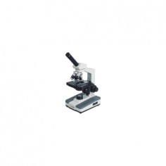 Labnic Biological Microscope, ergonomically designed for user-friendliness, features a 360° rotatable monocular head with a 45° inclination, a 23.2 mm eyepiece, achromatic optics with 40x–1000x magnification, 
and a halogen lamp, ensuring clear and reliable observations.