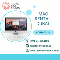 Discover when renting an iMac is the ideal choice for events, short-term projects, or budget-conscious businesses seeking flexibility. Techno Edge Systems LLC offers the best iMac Rental Dubai. For more info contact us: +971-54-4653108 visit us: https://www.ipadrentaldubai.com/imac-rental-dubai/