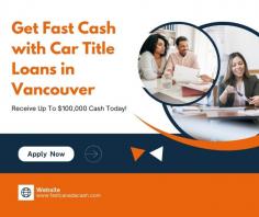 Need to borrow money quickly in Vancouver? Fast Canada Cash offers Car Title Loans Vancouver with fast approval and no credit check required. Unlock the value of your vehicle and get the cash you need without the hassle of traditional loans. Our simple and efficient process ensures you receive funds in no time, regardless of your credit history. With Fast Canada Cash, borrowing money has never been easier or more convenient. Get started today and secure your financial future! Call 1-888-511-6791 for more information.