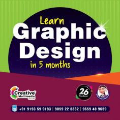 Build a Successful Career in Graphic design by learning from the industry leader - Creative Multimedia