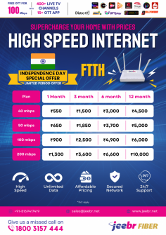 Jeebr Internet stands as a beacon of connectivity excellence in Mumbai