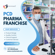 Crystomed is a leading name in the pharmaceutical industry, renowned for offering lucrative margins in its PCD Pharma Franchise model. As a trusted partner, Crystomed ensures that franchisees benefit from competitive pricing and substantial profit margins, making it an attractive opportunity for entrepreneurs. With a strong commitment to quality, Crystomed provides a diverse range of high-demand pharmaceutical products, backed by robust marketing support and comprehensive training. By partnering with Crystomed, you gain access to a well-established brand, excellent business growth potential, and the assurance of working with a company dedicated to your success in the pharmaceutical sector.

https://www.crystomed.com/best-pcd-pharma-franchise/.