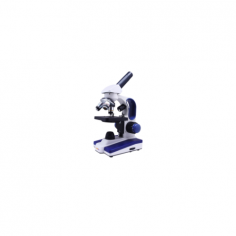 Labnic Biological Microscope, designed for ease of use, features a 360° rotatable monocular head with a 45° inclination, achromatic optics for 40×-400× magnification, and a 23.2 mm eyepiece. Dual LED illumination enhances top and bottom viewing clarity.