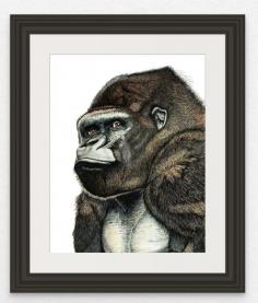 Silverback gorillas have long captivated the imagination of wildlife enthusiasts and artists alike. Their imposing presence, intricate social structures, and expressive faces make them compelling subjects for art. At Bayview Gallery, we are thrilled to present a remarkable collection of drawings of silverback gorillas that capture the essence of these magnificent creatures. In this blog, we'll delve into the significance of silverback gorilla art, explore the features of our drawing, and offer tips on how to integrate this striking artwork into your home decor. 