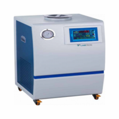 Labtron Rapid Low Temperature Circulating Bath, a 3 L unit, provides microcomputer-controlled cooling down to -5 °C. It features cold ring liquid circulation, an LCD display, built-in liquid level monitoring, and an anti-corrosive circulatory system for reliable performance. 