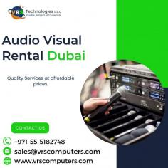 Affordable Audio Visual Rental Dubai for Weddings

Looking for affordable audio visual rental in Dubai for your wedding? VRS Technologies LLC provides top-quality AV equipment to make your wedding day perfect. Our services include sound systems, projectors, and lighting, all at budget-friendly prices. For affordable audio visual rental, call us at +971-55-5182748.

Visit: https://www.vrscomputers.com/computer-rentals/audio-visual-rental-in-dubai/